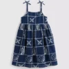1.5-9yrs | spaghetti strap embroidered smock dress
