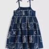 1.5-9yrs | spaghetti strap embroidered smock dress