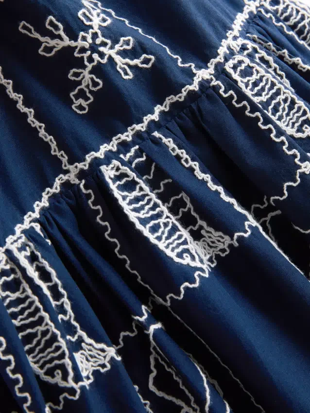 1.5-9yrs | spaghetti strap embroidered smock dress