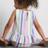 1.5-9yrs | stripe peplum blouse