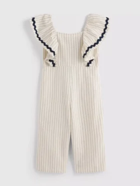 1.5-9yrs | stripe ric rac jumpsuit