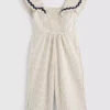 1.5-9yrs | stripe ric rac jumpsuit