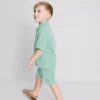 1.5-9yrs | stripe shirt and shorts set
