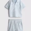 1.5-9yrs | stripe shirt and shorts set