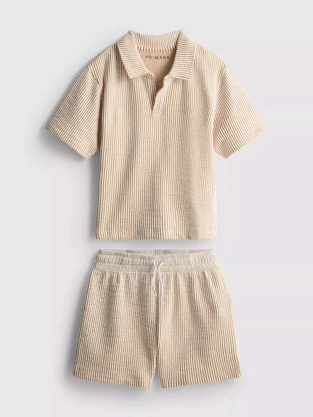1.5-9yrs | stripe shirt and shorts set