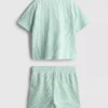 1.5-9yrs | stripe shirt and shorts set