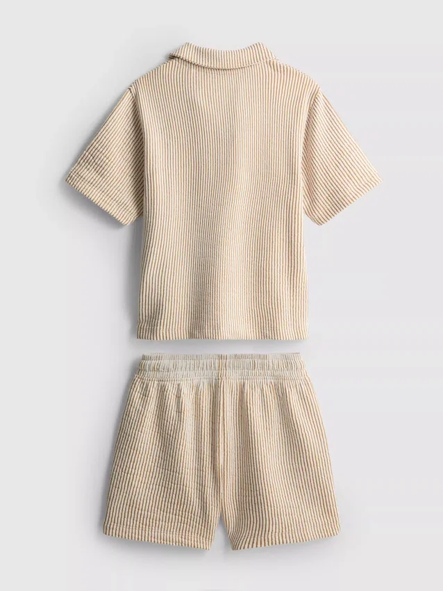 1.5-9yrs | stripe shirt and shorts set