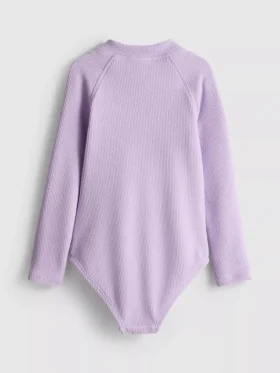 1.5-9yrs | textured long sleeve swimsuit