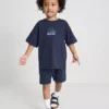 1.5-9yrs | tropical graphic flocked t-shirt and shorts set