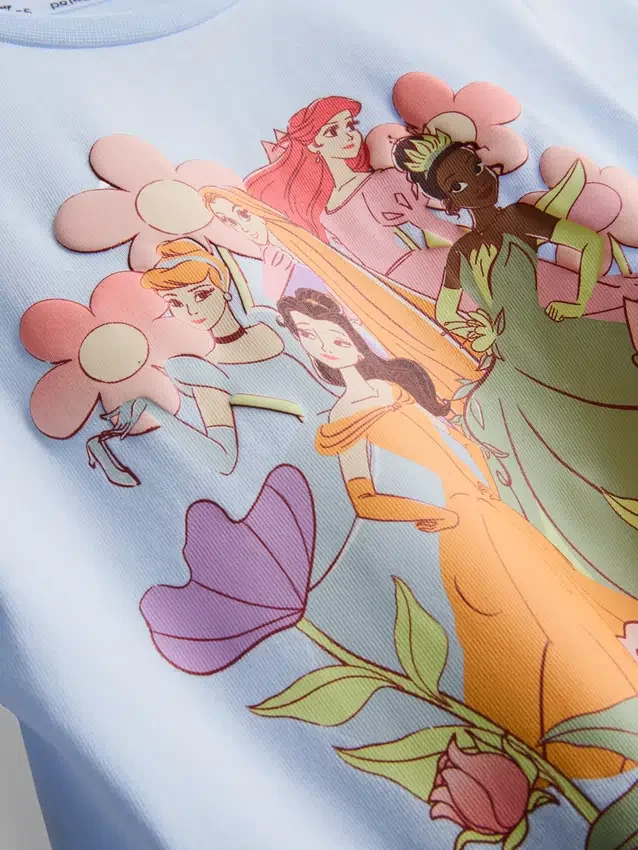 1-9yrs | disney princesses t-shirt and tutu skirt set