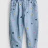 1-9yrs | embroidered mom jeans