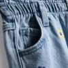 1-9yrs | embroidered mom jeans