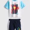 1-9yrs | marvel iron man t-shirt and shorts set