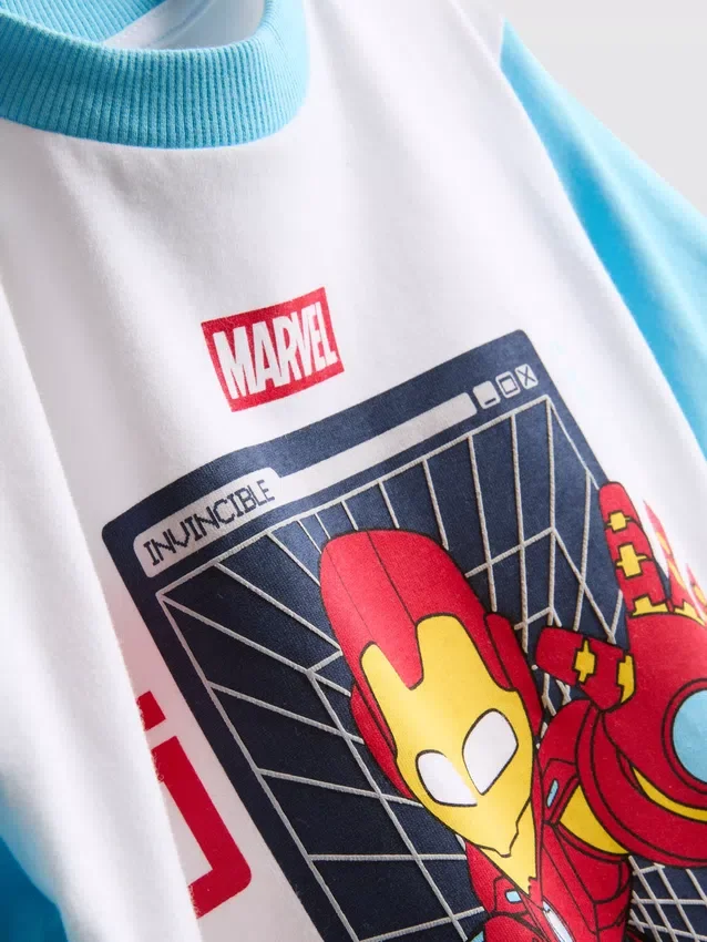 1-9yrs | marvel iron man t-shirt and shorts set