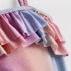 1-9yrs | ombra glitter ruffle swimsuit