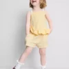 1-9yrs | peplum top and shorts set