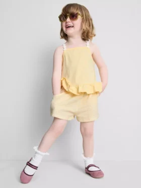 1-9yrs | peplum top and shorts set