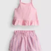 1-9yrs | peplum top and shorts set