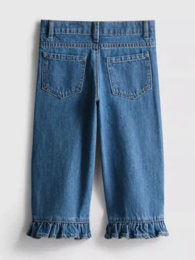 1-9yrs | ruffle hem jeans