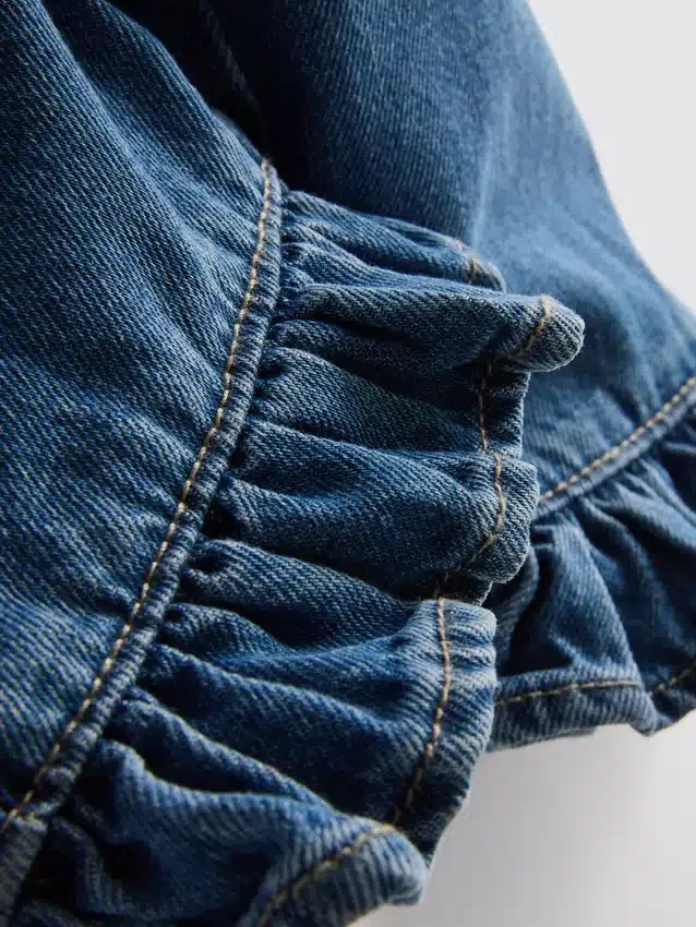 1-9yrs | ruffle hem jeans