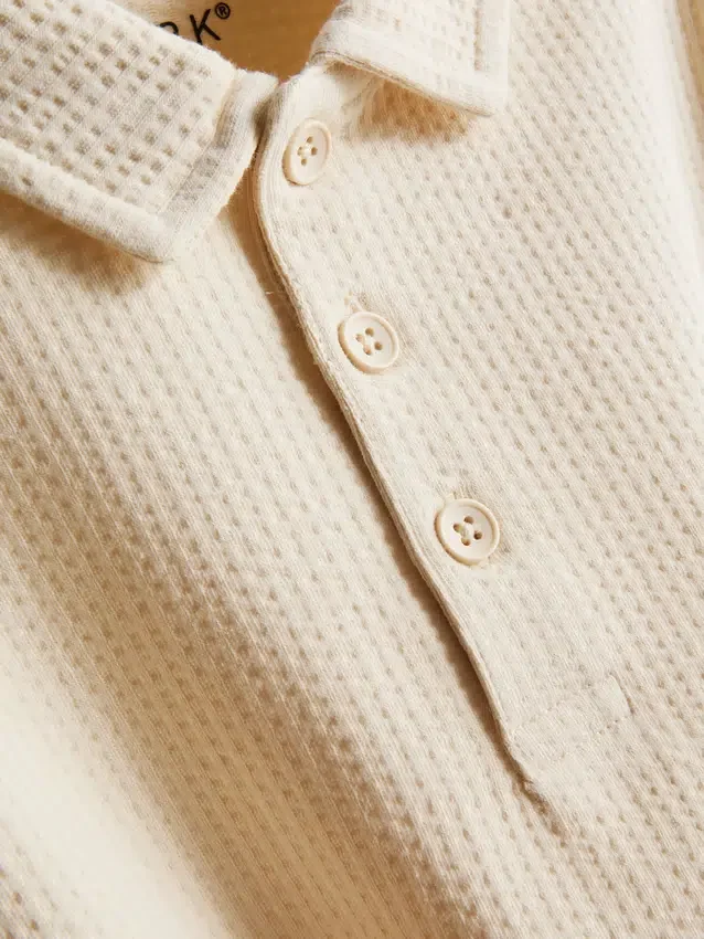 1-9yrs | textured polo shirt and shorts set