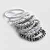 10pk chunky hair bands