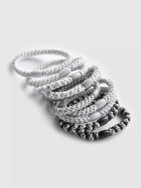 10pk chunky hair bands