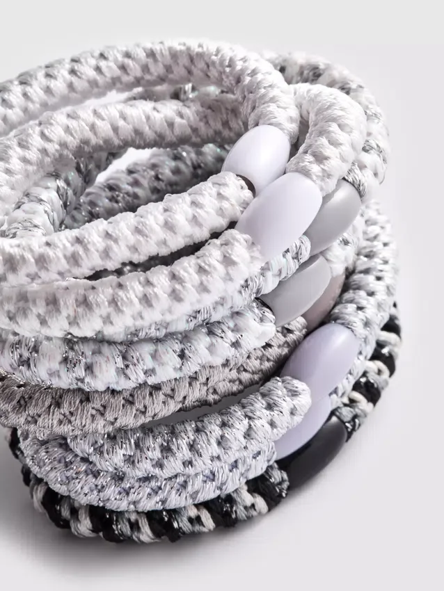 10pk chunky hair bands
