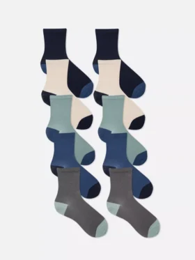 10pk flat seam ankle socks