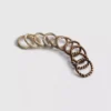 10pk plaited hair elastics