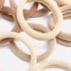 12pk fabric hair ties