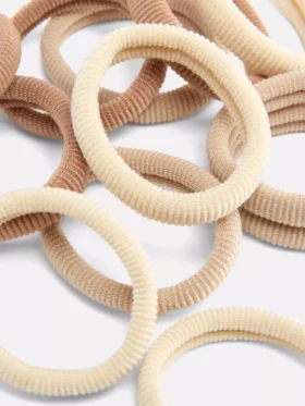 12pk fabric hair ties