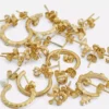 15pk stud and hoop earrings