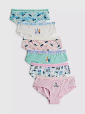 2-15yrs | 6pk disney's stitch hipster briefs