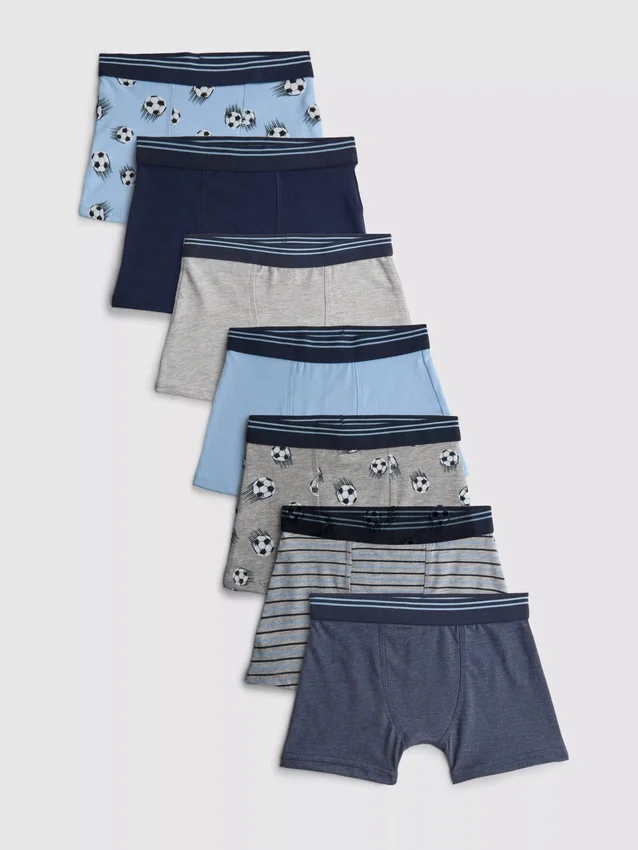 2-15yrs | 7pk soccer graphic trunks