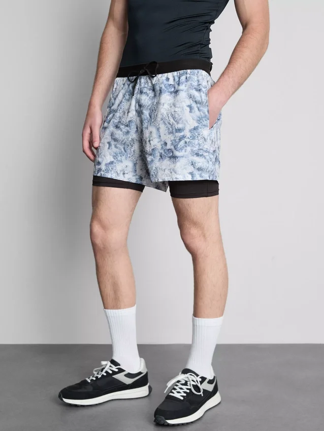 2-in-1 gym shorts