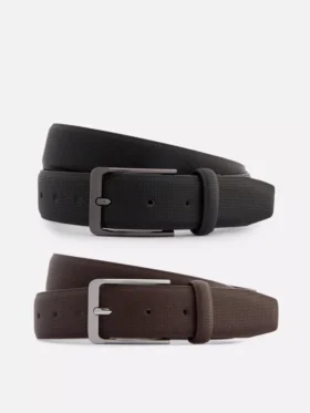 2-pack embossed belts