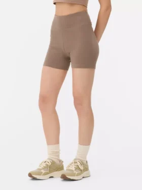2-pack high waist yoga shorts