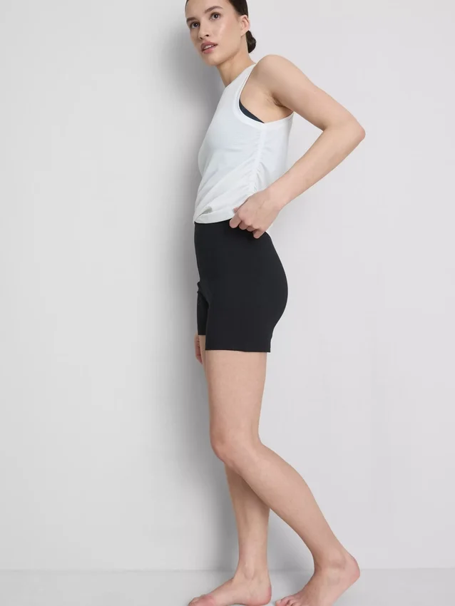 2-pack high waist yoga shorts