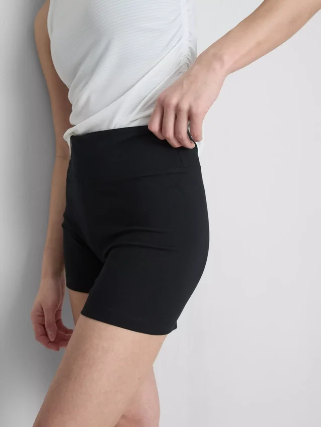 2-pack high waist yoga shorts