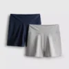 2-pack high waist yoga shorts
