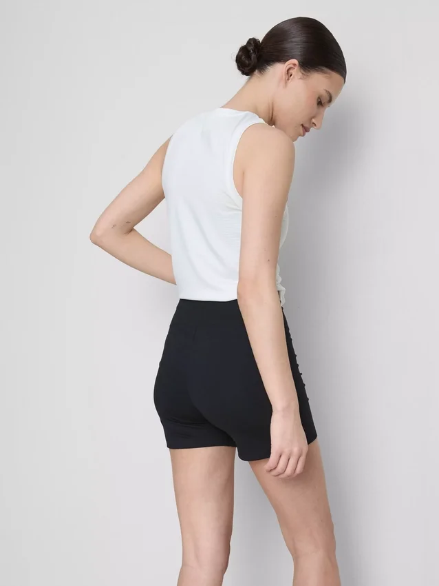 2-pack high waist yoga shorts