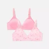 2-pack molded bras