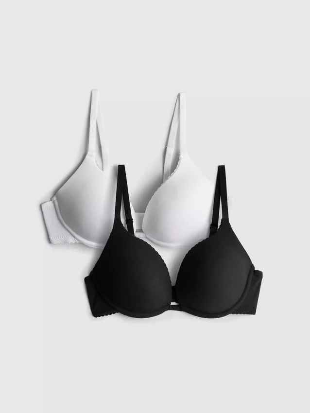 2-pack push up bras