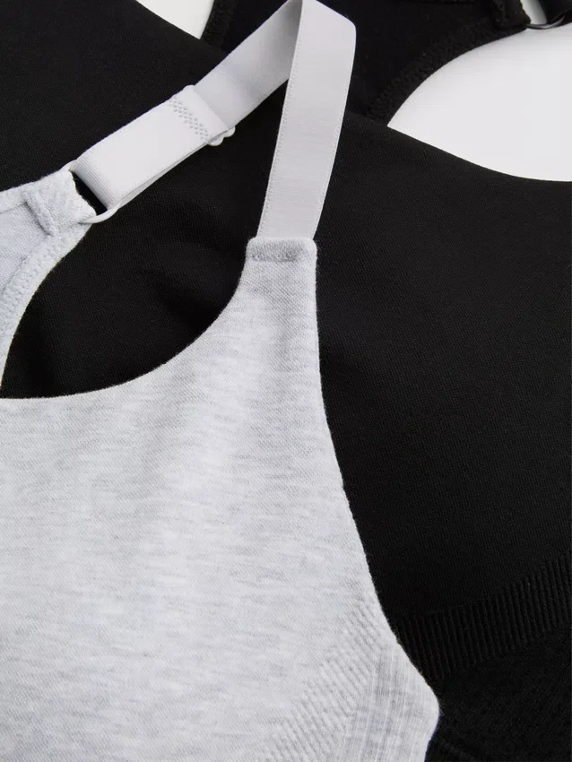 2-pack seamless sports bras