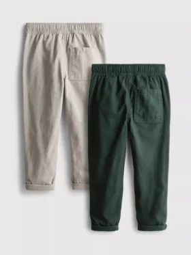 2-pack twill pants