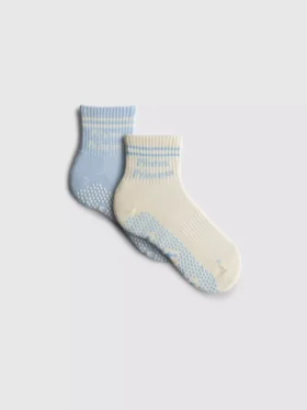2-pack yoga quarter crew socks