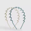 2-pack zigzag headbands
