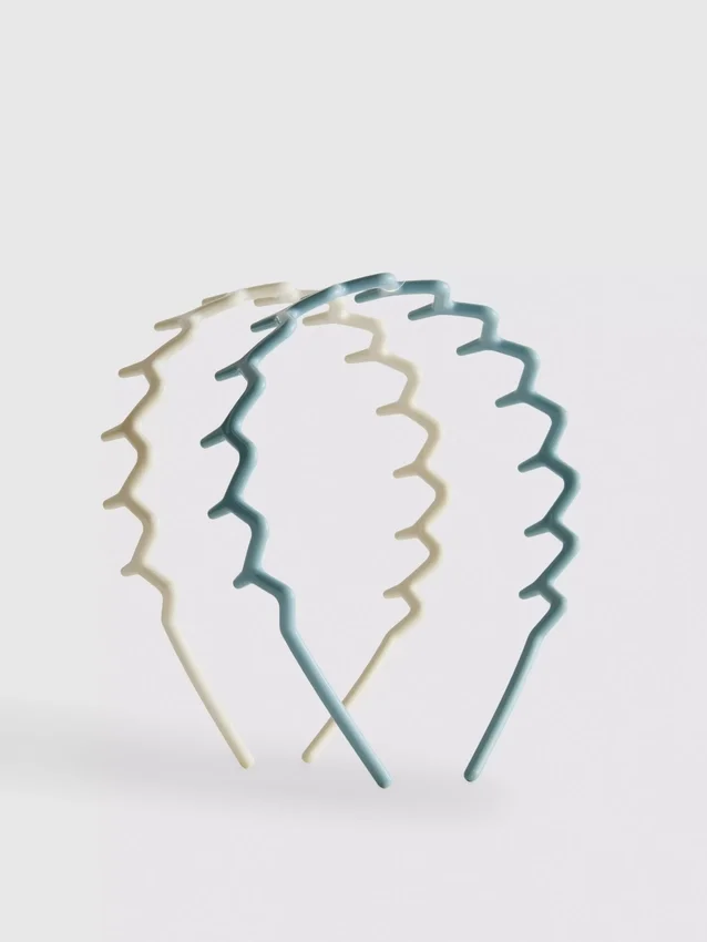 2-pack zigzag headbands