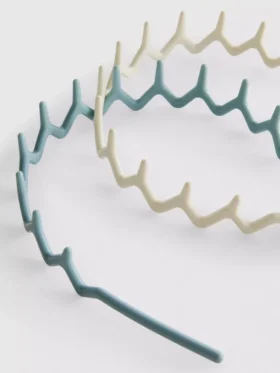 2-pack zigzag headbands